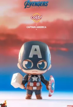 Vengadores: Endgame Minifigura Cosbi Captain America 8 cm