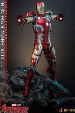 Vengadores: La era de Ultrón Figura Movie Masterpiece Diecast 1/6 Iron Man Mark XLIII (2.0) (Deluxe Version) 32 cm