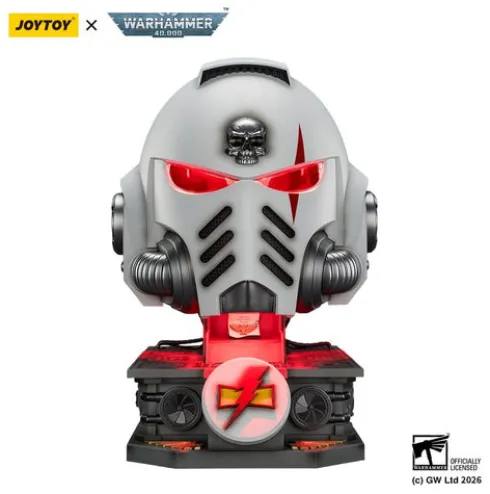 Warhammer 40,000 Casco con Soporte de Exhibición White Scars MkX 44 cm