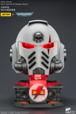 Warhammer 40,000 Casco con Soporte de Exhibición White Scars MkX 44 cm