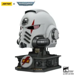 Warhammer 40,000 Casco con Soporte de Exhibición White Scars MkX 44 cm
