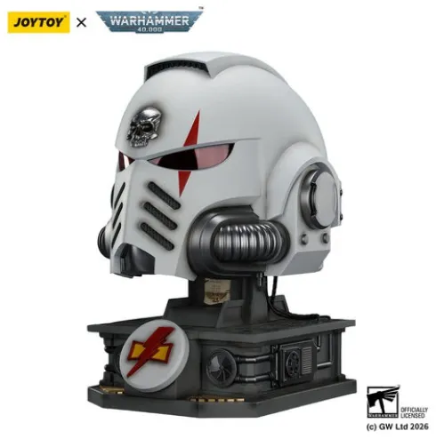Warhammer 40,000 Casco con Soporte de Exhibición White Scars MkX 44 cm