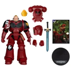 Warhammer 40,000 Figura Assault Intercessor Sergeant (Blood Angel) 18 cm