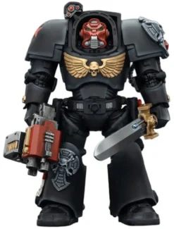 Warhammer 40,000 Figura Black Templars Terminator 1 with Power Sword and Storm Bolter 14 cm