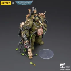 Warhammer 40,000 Figura Death Guard Lord of Virulence with Power Fist and Twin Plague Spewer 14 cm