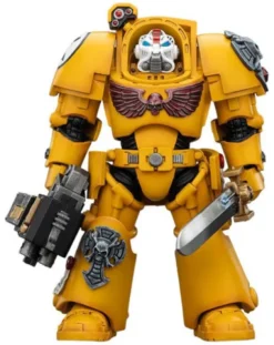 Warhammer 40,000 Figura Imperial Fists Terminator 1 with Power Sword and Storm Bolter 14 cm