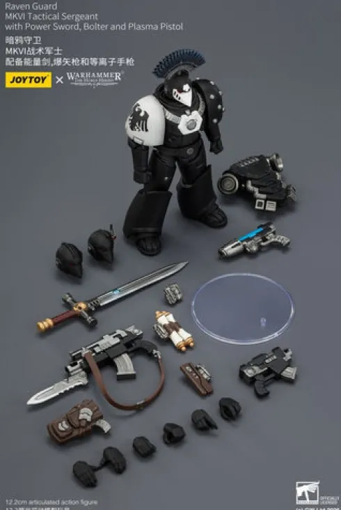 Warhammer 40,000 Figura Raven Guard MkVI Tactical Sergeant 12 cm