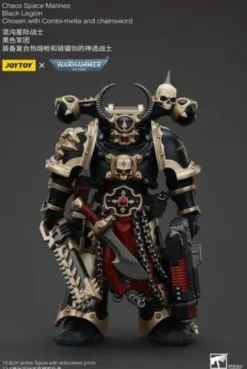 Warhammer 40k Actionfigur Chaos Space Marines Black Legion Chosen with Combi-melta and chainsword 20 cm