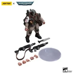 Warhammer 40k Figura 1/18 Astra Militarum Cadian Command Squad Veteran with Medi-pack