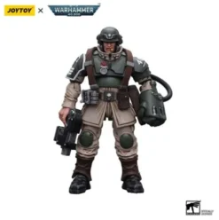 Warhammer 40k Figura 1/18 Astra Militarum Cadian Command Squad Veteran Sergeant with Power Fist
