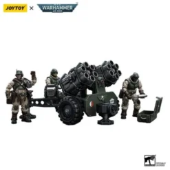 Warhammer 40k Figura 1/18 Astra Militarum Ordnance Team with Malleus Rocket Launcher