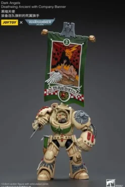 Warhammer 40k Figura 1/18 Dark Angels Deathwing Ancient with Company Banner