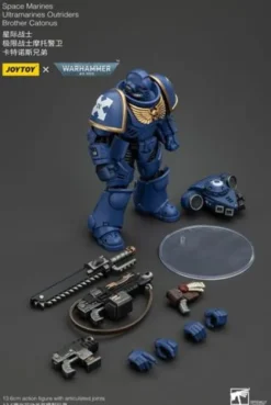 Warhammer 40k Figura 1/18 Space Marines Ultramarines Outriders Brother Catonus 14 cm