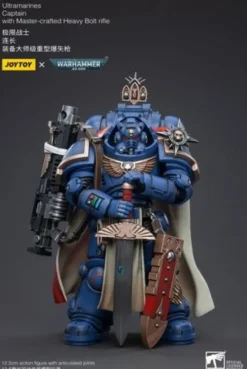 Warhammer 40k Figura 1/18 Ultramarines Captain with Master-Crafted Heavy Bolt Rifle 12 cm