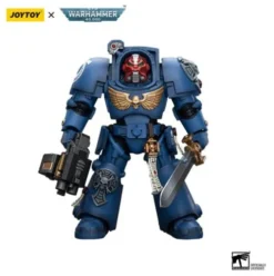 Warhammer 40k Figura 1/18 Ultramarines Terminator Squad Sergeant with Power Sword and Teleport Homer 12 cm