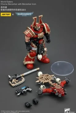 Warhammer 40k Figura 1/18 World Eaters Khorne Berzerker with Berzerker lcon 13 cm