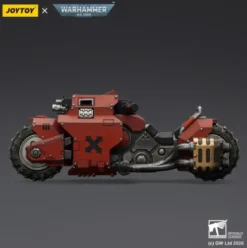 Warhammer 40,000 Raider-pattern Combat Bike Blood Angels with twin-linked bolt rifles 22 cm