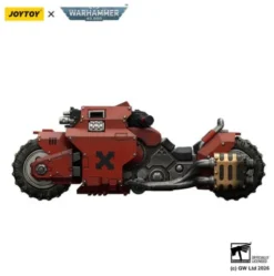 Warhammer 40,000 Raider-pattern Combat Bike Blood Angels with twin-linked bolt rifles 22 cm