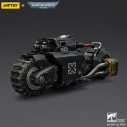 Warhammer 40,000 Raider-pattern Combat Bike Raven Guard with twin-linked bolt rifles 22 cm