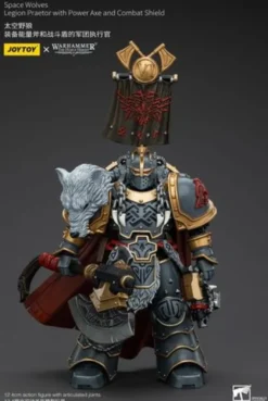 Warhammer The Horus Heresy Figura 1/18 Space Wolves Legion Praetor with Power Axe and Combat Shield 12 cm