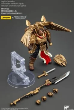 Warhammer The Horus Heresy Figura 1/18 Legio Custodes Custodian Venatari Squad Venatari with Venatari Lance 13 cm