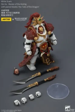 Warhammer The Horus Heresy Figura White Scars Qin Xa – Master of the Keshig 14 cm