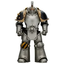 Warhammer The Horus Heresy Figura 1/18 lron Warriors Command Squad Chosen with Legion Standard 12 cm