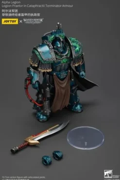 Warhammer The Horus Heresy Figura Alpha Legion Legion Praetor in Cataphractii Terminator Armour 18 cm