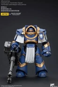 Warhammer The Horus Heresy Figura 1/18 Uitramarines Cataphractii Terminator Squad Terminator with Reaper Autocannon 14 cm