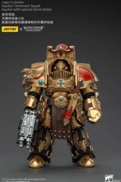 Warhammer The Horus Heresy Figura 1/18 Legio Custodes Aquilon Terminator Squad Aquilon with Lastrum Storm Bolter 14 cm