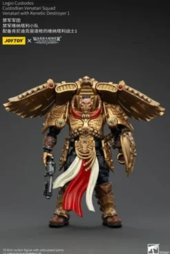 Warhammer The Horus Heresy Figura 1/18 Legio Custodes Custodian Venatari Squad Venatari with Kenetic Destroyer 1 13 cm
