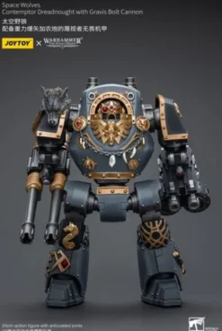 Warhammer The Horus Heresy Figura 1/18 Space Wolves Contemptor Dreadnought with Gravis Bolt Cannon 12 cm