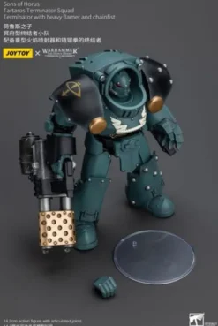 Warhammer The Horus Heresy Figura 1/18 Tartaros Terminator Squad Terminator With Heavy Flamer And Chainfist 12 cm