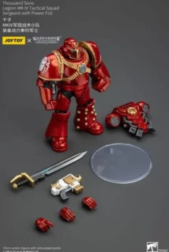 Warhammer The Horus Heresy Figura 1/18 Thousand Sons Legion MK IV Tactical Squad Sergeant with Power Fist 12 cm
