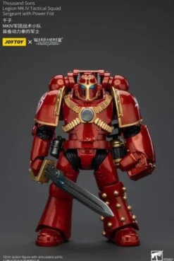 Warhammer The Horus Heresy Figura 1/18 Thousand Sons Legion MK IV Tactical Squad Sergeant with Power Fist 12 cm