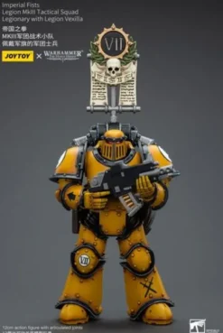 Warhammer The Horus Heresy Figura 1/18 Imperial Fists Legion MkIII Tactical Squad Legionary with Legion Vexilla
