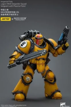 Warhammer The Horus Heresy Figura 1/18 Imperial Fists Legion MkIII Despoiler Squad Sergeant with Plasma Pistol
