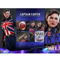 What If…? Figura 1/6 Captain Carter 29 cm Marvel Hot Toys