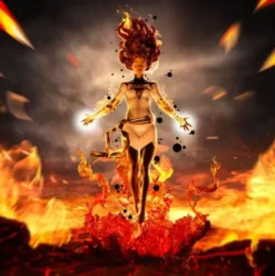X-Men Estatua 1/10 BDS Art Scale Phoenix White Version 31 cm