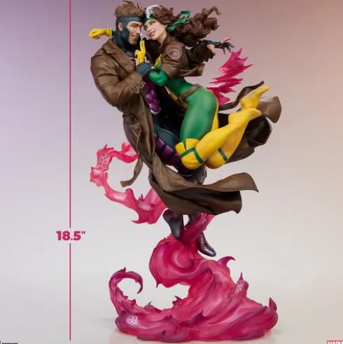 X-Men 97 Rogue & Gambit Estatua Sideshow Marvel