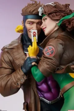 X-Men 97 Rogue & Gambit Estatua Sideshow Marvel