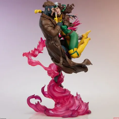X-Men 97 Rogue & Gambit Estatua Sideshow Marvel