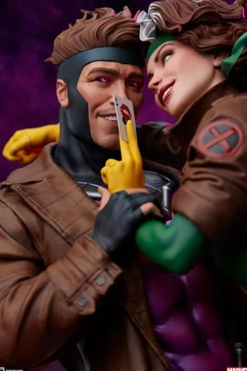 X-Men 97 Rogue & Gambit Estatua Sideshow Marvel