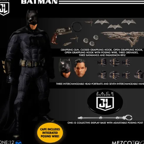 Zack Snyder’s Justice League Figuras 1/12 Deluxe Steel Box Set 15 – 17 cm